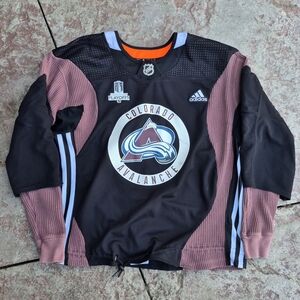 (SOLD) Reworked NHL Colerado Playoff Jersey Sweater